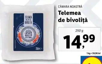 Lidl Cămara noastră telemea de bivoliță 250g Ofertă
