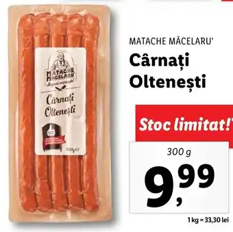 Lidl Matache măcelaru' cârnați oltenești 300g Ofertă