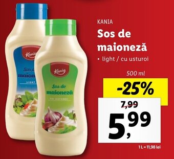 Lidl Kania sos de maioneză 500ml Ofertă