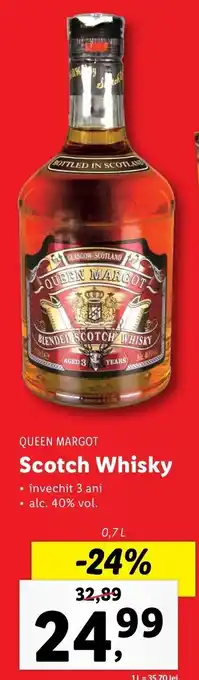 Lidl Queen margot scotcch whisky 0.7l Ofertă
