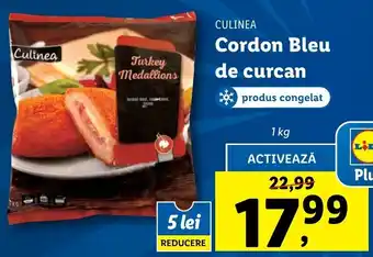 Lidl Culinea cordon bleu de curcan 1kg Ofertă