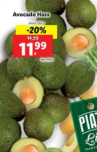 Lidl Lidl piața avocado hass plasă 700g Ofertă
