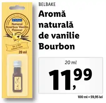 Lidl Belbake aromă naturală de vanilie bourbon 20ml Ofertă