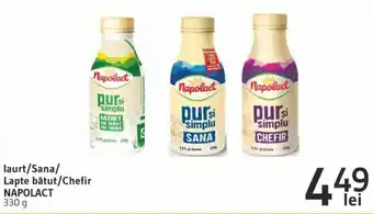 Supeco Napolact Iaurt/Sana/Lapte bătut/Chefir 330g Ofertă