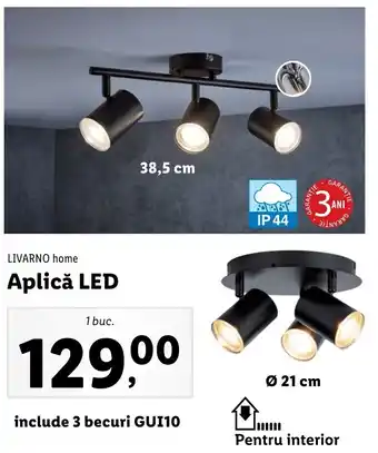 Lidl Livarno home aplică led 1 buc Ofertă