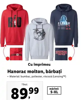 Lidl Hanorac molton bărbați 1 buc Ofertă