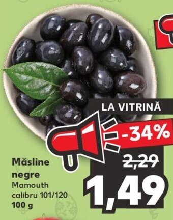 Kaufland Măsline negre 100g Ofertă