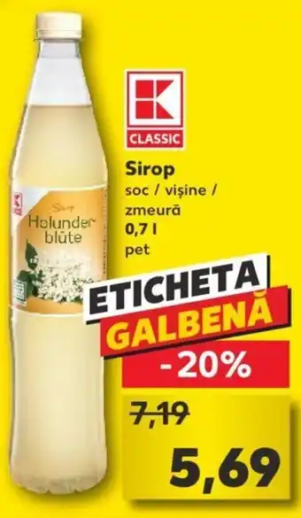 Kaufland Kaufland classic sirop 0.7l Ofertă