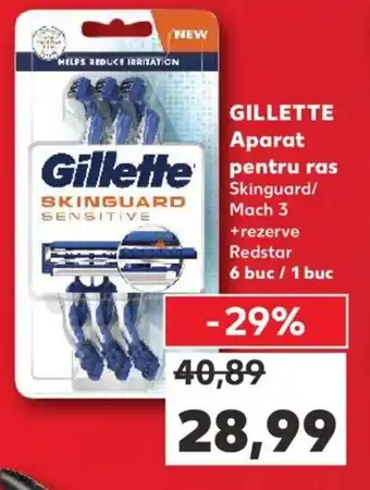 Kaufland Gillette aparat pentru ras 6 buc / 1 buc Ofertă