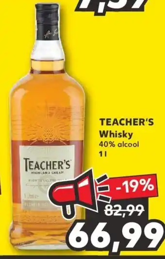 Teacher's whisky 1l