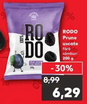 Kaufland Rodo prune uscate 200g Ofertă