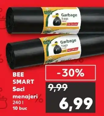 Kaufland Bee smart saci menajeri 240l 10 buc Ofertă