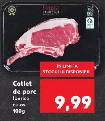 Kaufland Cotlet de porc 100g Ofertă