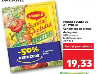 Kaufland Maggi secretul gustului condiment cu aromă de legume 2 x 400g Ofertă