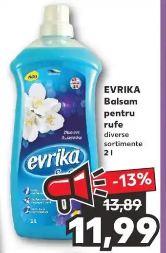 Kaufland Evrika balsam pentru rufe 2l Ofertă