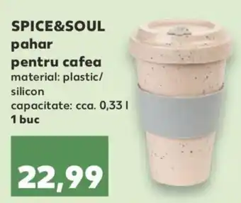Kaufland Spice & soul pahar pentru cafea 0.33l 1 buc Ofertă