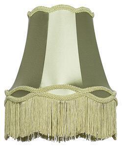 Abajur din stofa verde 30 cm - granny