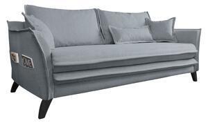 Canapea miuform charming charlie, gri deschis