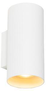 Aplica de perete design rotund alb - sab