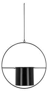 Suport suspendat pentru ghiveci esschert design planter, negru