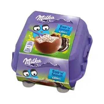 Auchan Oua de ciocolata milka cu oreo, 128g Ofertă