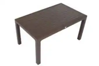 Brico Depôt Masa plastic, 150 x 90 cm, poliratan, maro Ofertă