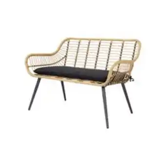 Brico Depôt Banca de gradina si terasa goodhome apolima, maro, metalic, 120 x 81 x 66 cm, perna inclusa Ofertă