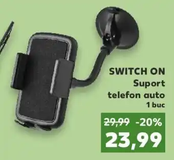 Kaufland Switch on suport telefon auto 1 buc Ofertă