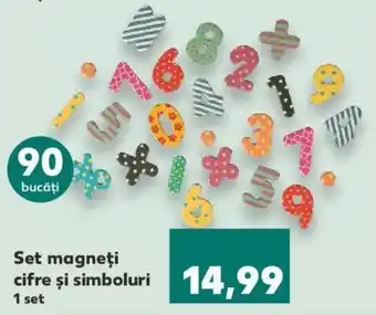Kaufland Talentus Set magneți cifre și simboluri 1 set Ofertă