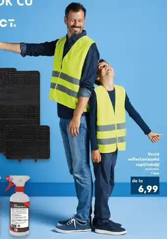 Kaufland My project vestă reflectorizantă copii / adulți 1 buc Ofertă