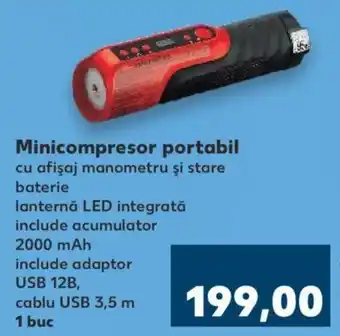 Kaufland My project minicompresor portabil 1 buc Ofertă