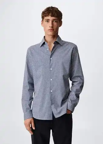 Cămașă slim fit în carouri vichy