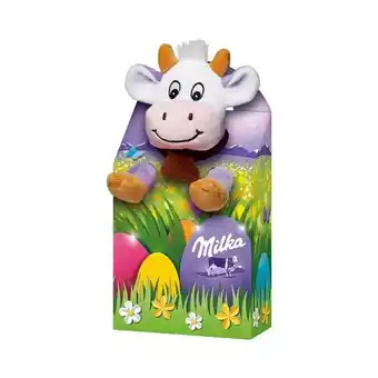 Auchan Mix ciocolata paste cu jucarie de plus, milka 96g Ofertă