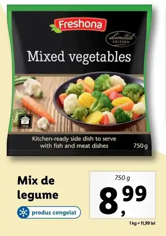 Freshona mix de legume 750g