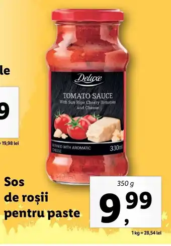Lidl Deluxe sos de roșii pentru paste 350g Ofertă