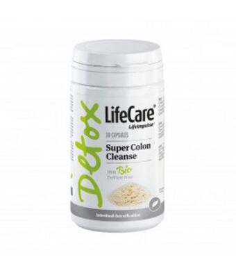 Super colon cleanse, cu tarate bio de psyllium, life care®