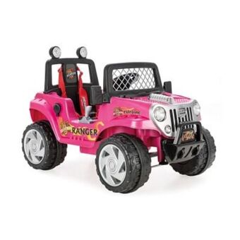 Masina de teren 4x4 cu telecomanda 12 v, pilsan, ranger, roz