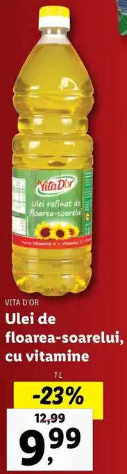 Vita d'or ulei de floarea-soarelui cu vitamine 1l