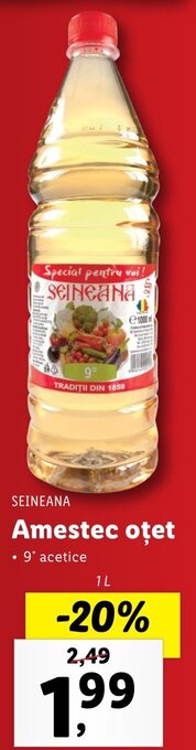 Lidl Seineana amestec oțet 1l Ofertă