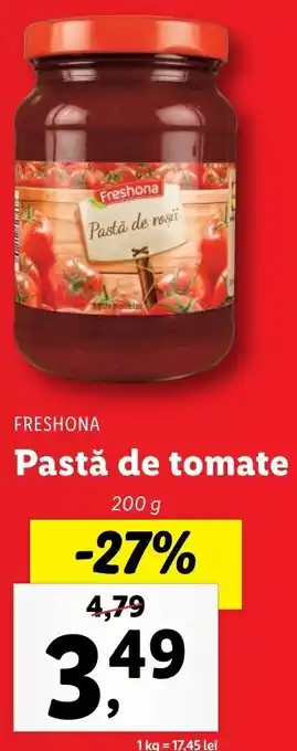 Lidl Freshona pastă de tomate 200g Ofertă