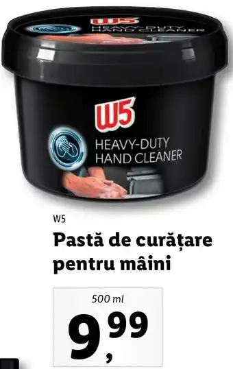 W5 pastă de curățare pentru mâini 500ml