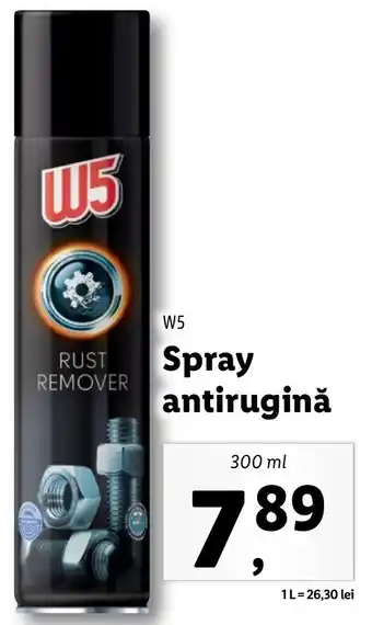 Lidl W5 spray antirugină 300ml Ofertă