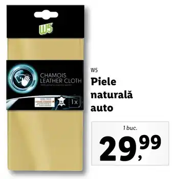 Lidl W5 piele naturală auto 1 buc Ofertă