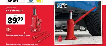 Lidl Ultimate speed cric hidraulic 1 buc Ofertă