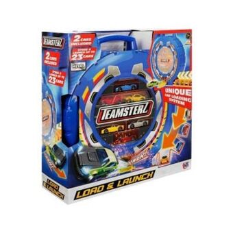 Set de joaca teamsterz, garaj cu lansator si 2 masinute