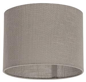 Abajur din stofa taupe 20/20/15