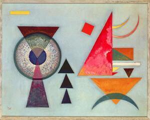 Wassily kandinsky - artă imprimată weiches hart (soft hard) 1927, (40 x 30 cm)