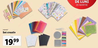 Lidl Crelando set creativ 1 set Ofertă