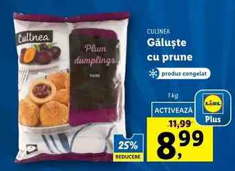 Lidl Culinea găluște cu prune 1kg Ofertă