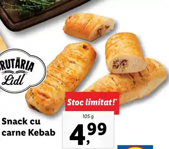 Lidl snack cu carne kebab 105g